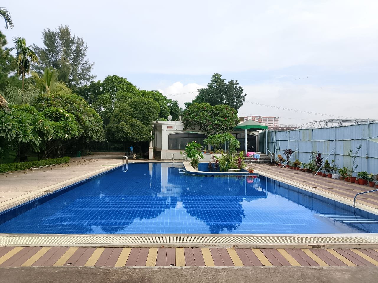 Swimming Pool Wide View at Bulbul Event Spaces